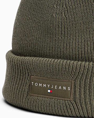 Tommy Hilfiger Çizgisel Logolu Erkek Bere | STD