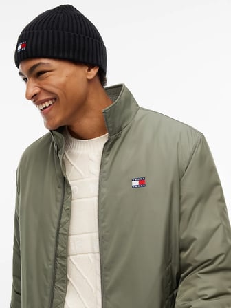 TOMMY HILFIGER Erkek Marka Logolu Günlük Kullanıma Uygun Siyah Bere AM0AM13669 BDS