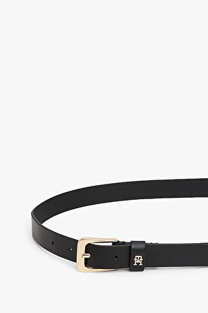 Kadın Deri Monogram Detaylı 2.5 Kemer - Siyah | 95