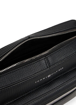 Tommy Hilfiger Siyah Erkek Postacı Çantası TH BUSINESS LEATHER CROSSOVER