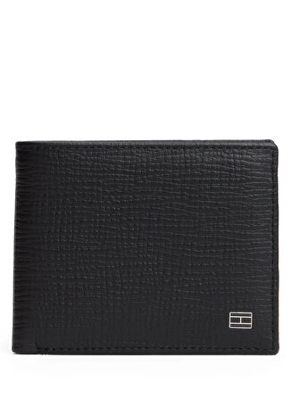 Tommy Hilfiger Siyah Erkek Cüzdan TH FLAG MINI CC WALLET