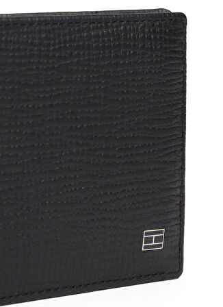 Tommy Hilfiger Siyah Erkek Cüzdan TH FLAG MINI CC WALLET