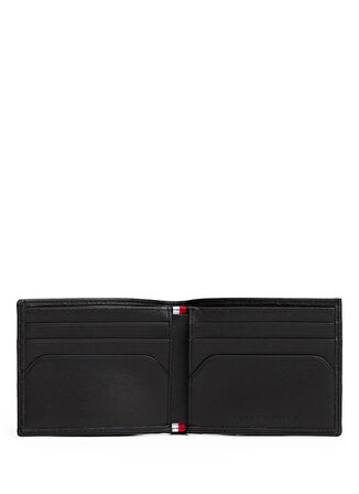 Tommy Hilfiger Siyah Erkek Cüzdan TH FLAG MINI CC WALLET
