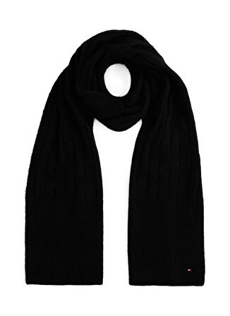 Tommy Hilfiger Siyah Kadın Atkı AW0AW17787BDS