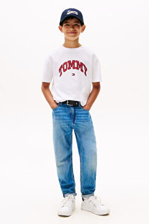 Erkek Çocuk Baskılı Kısa Kollu Tişört – Beyaz | 10 Yaş