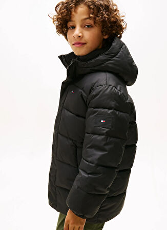 Tommy Hilfiger Siyah Erkek Çocuk Şişme Mont KB0KB10002BDS