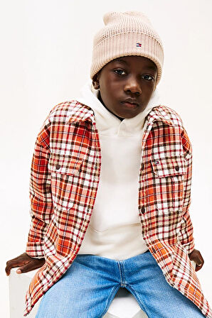 Erkek Çocuk Regular Fit Düşük Omuz Ekoseli Gömlek Ceket - Çok Renkli | 10 Yaş