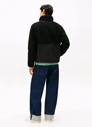 Tommy Jeans Siyah Erkek Sweatmont DM0DM22066BDS TJM ESSENTL MIX TEDDY