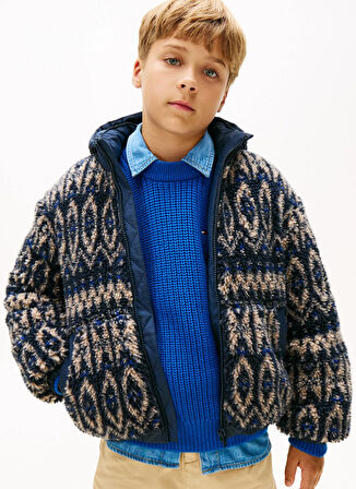 Tommy Hilfiger Mavi Erkek Çocuk Mont KB0KB098820GY