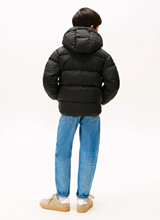Tommy Hilfiger Siyah Erkek Çocuk Şişme Mont KB0KB10091BDS