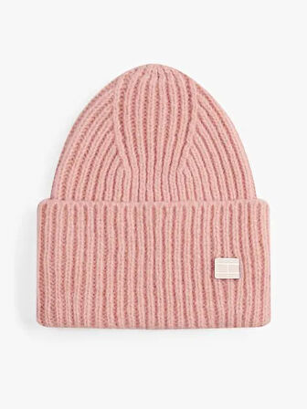 Tommy Hilfiger TJW Yükseltilmiş Heritage Kadın Pembe Bere AW0AW17905TIO