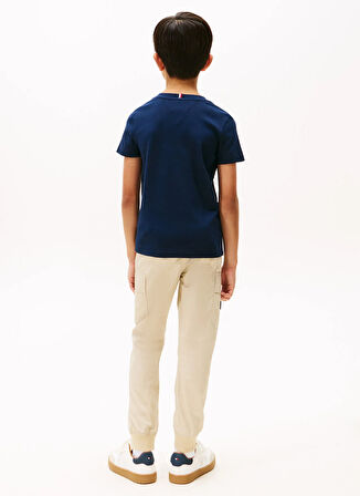 Tommy Hilfiger Baskılı Lacivert Erkek Çocuk T-Shirt KB0KB10118C1G
