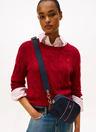 Tommy Hilfiger Lacivert Kadın Omuz Çantası AW0AW177100GY