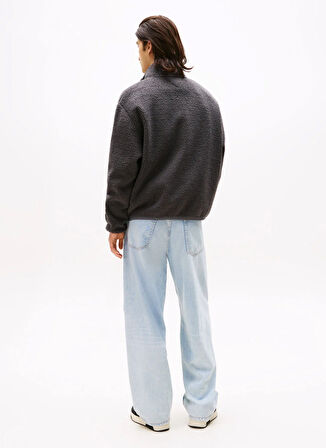 Tommy Jeans Siyah Erkek Sweatmont DM0DM22078PT2 TJM RLX BADGE FZ TEDD