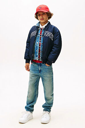 Erkek Çocuk Regular Fit Çift Taraflı Bomber Ceket - Lacivert | 12 Yaş