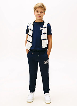 Tommy Hilfiger Lastikli Paça Lacivert Erkek Çocuk Eşofman Altı KB0KB09967C1G