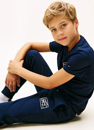 Tommy Hilfiger Lastikli Paça Lacivert Erkek Çocuk Eşofman Altı KB0KB09967C1G