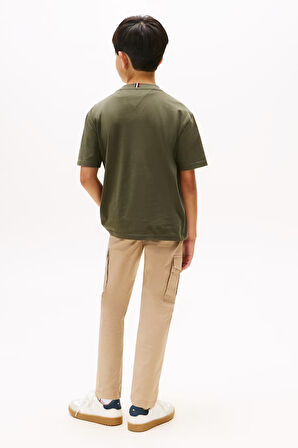 Erkek Çocuk Regular Fit Grafik Baskılı T-Shirt - Haki | 8 Yaş