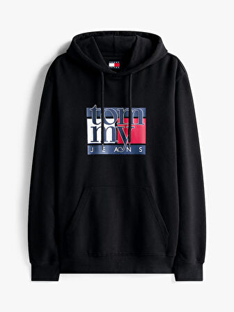 Tommy Jeans TJM Normal Kesim RWB Bayrak Desenli Erkek Kazak DM0DM22092BDS