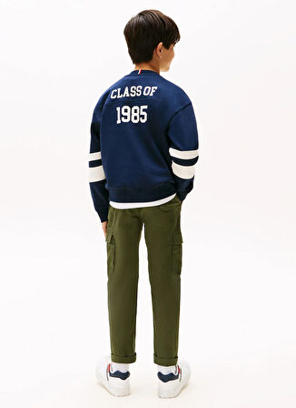 Tommy Hilfiger Baskılı Erkek Çocuk Lacivert Sweatshırt KB0KB09985C1G