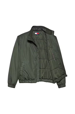 Erkek Dik Yaka Dolgulu Mont - Haki | M