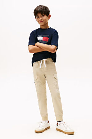 Erkek Çocuk Flag Archive Kısa Kollu T-Shirt - Lacivert | 12 Yaş