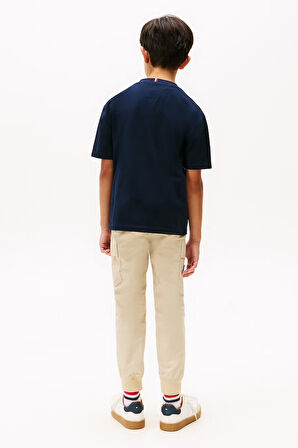 Erkek Çocuk Flag Archive Kısa Kollu T-Shirt - Lacivert | 12 Yaş