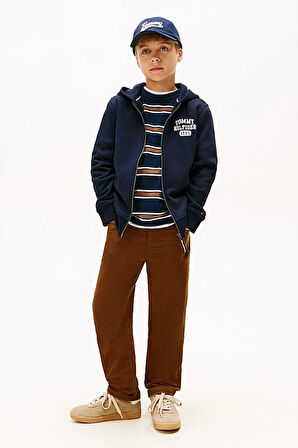 Erkek Çocuk Skater Fit Kadife Pantolon - Kahverengi | 14 Yaş