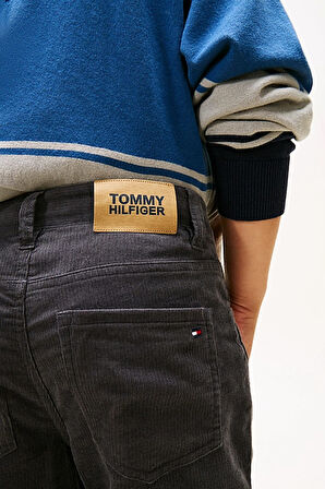 Erkek Çocuk Skater Fit Kadife Pantolon - Antrasit | 8 Yaş