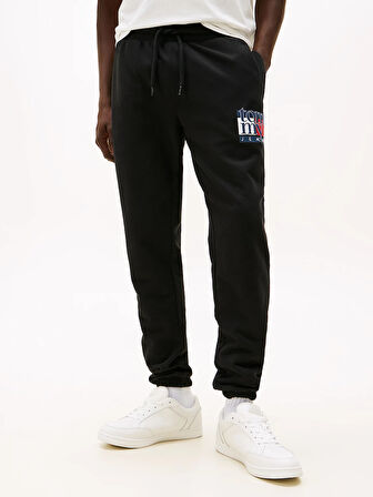 Tommy Jeans TJM Slim RWB Bayrak Desenli Erkek Eşofman Altı DM0DM22094BDS
