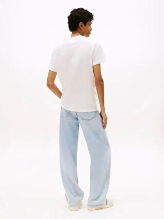 Tommy Jeans TJM Slim RWB Bayrak Desenli Erkek T-shirt DM0DM21977YBH