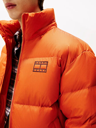 Tommy Hilfiger TJM Alaska Kuş Tüyü Şişme Erkek Turuncu Ceket DM0DM22036SZZ