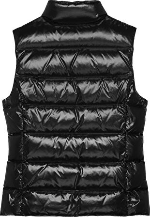 TOMMY HILFIGER Kadın Marka Logolu Full Fermuarlı Şık Görünüşlü Günlük Kullanıma Uygun Siyah Yelek DW0DW21622 BDS