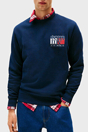 Tommy Jeans Erkek Sweat DM0DM22093 C1G