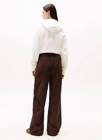 Tommy Jeans Yüksek Bel Standart Kahve Kadın Pantolon DW0DW21700GS7