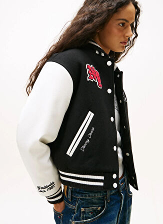 Tommy Jeans Standart Siyah Kadın Ceket DW0DW21628BDS