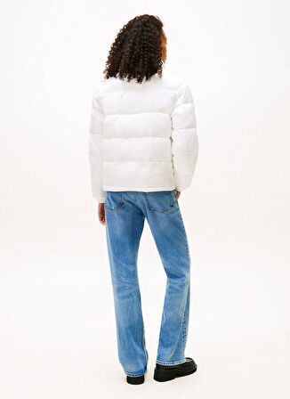 Tommy Jeans Ekru Kadın Standart Mont DW0DW21619YBL