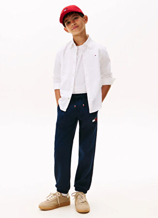 Tommy Hilfiger Lastikli Paça Lacivert Erkek Çocuk Eşofman Altı KB0KB10113C1G