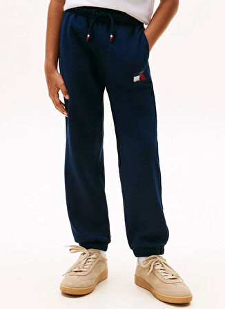 Tommy Hilfiger Lastikli Paça Lacivert Erkek Çocuk Eşofman Altı KB0KB10113C1G