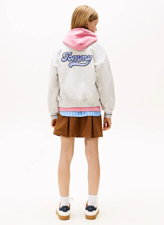 Tommy Hilfiger Açık Gri Kız Çocuk Ceket KG0KG08784P09