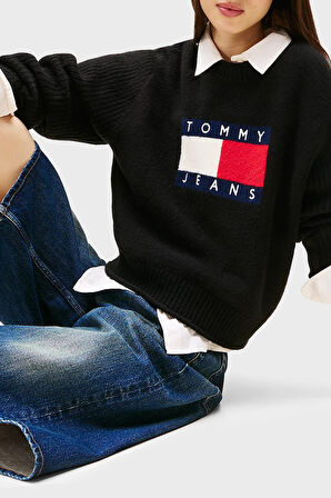 Tommy Jeans Kadın Kazak DW0DW21782 HEV