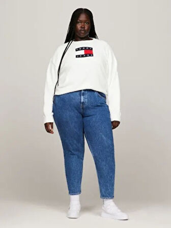 Tommy Jeans TJW Kutu Kesim Armalı Kadın T-shirt DW0DW22202YBH