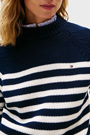 Tommy Hilfiger Kadın Kazak WW0WW46759 0BD