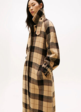 Tommy Hilfiger Kahve Kadın Kaban WW0WW468700M7