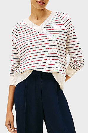 Tommy Hilfiger Kadın Kazak WW0WW46417 0FH