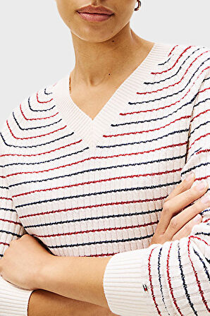 Tommy Hilfiger Kadın Kazak WW0WW46417 0FH