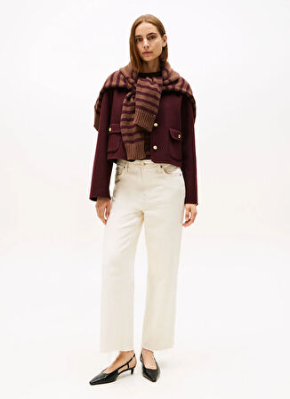 Tommy Hilfiger Standart Kırmızı Kadın Ceket WW0WW47446XIH