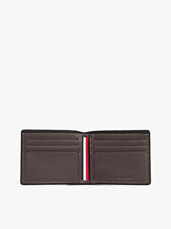 Tommy Hilfiger TH Corp Mini Kartlıklı Erkek Kahverengi Cüzdan AM0AM13739GB6