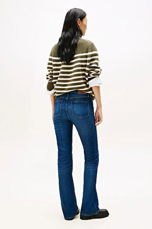 Kadın Orta Yüksel Bel Bootcut Fit Jean Pantolon - Mavi | 26/30