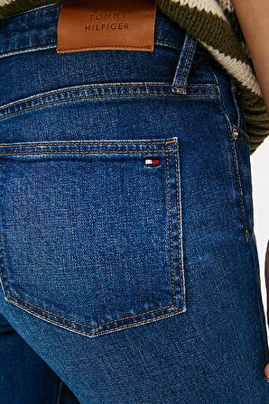 Kadın Orta Yüksel Bel Bootcut Fit Jean Pantolon - Mavi | 26/30